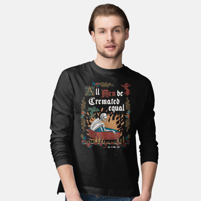 All Men Are Cremated Equal-Mens-Long Sleeved-Tee-Nemons