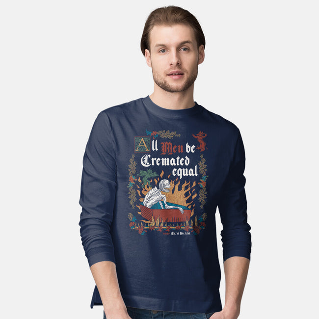 All Men Are Cremated Equal-Mens-Long Sleeved-Tee-Nemons