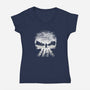 One Last Kill-Womens-V-Neck-Tee-dandingeroz