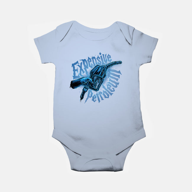 Expensive Petroleum-Baby-Basic-Onesie-glitchygorilla
