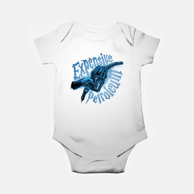 Expensive Petroleum-Baby-Basic-Onesie-glitchygorilla