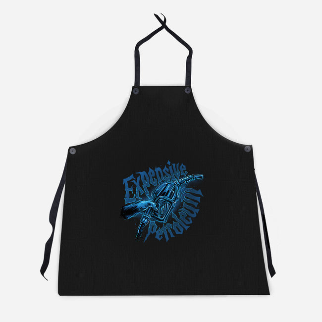 Expensive Petroleum-Unisex-Kitchen-Apron-glitchygorilla
