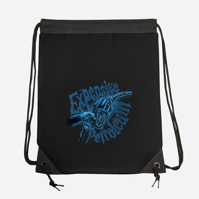 Expensive Petroleum-None-Drawstring-Bag-glitchygorilla