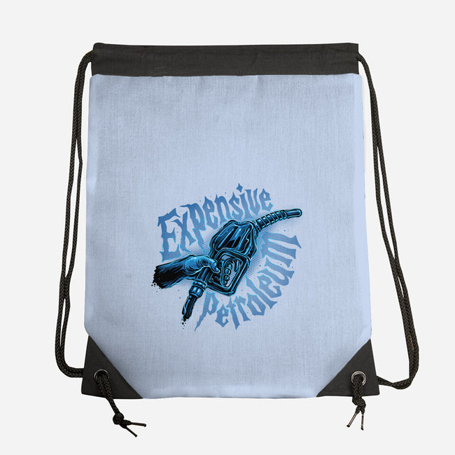 Expensive Petroleum-None-Drawstring-Bag-glitchygorilla