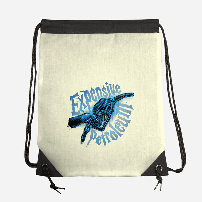 Expensive Petroleum-None-Drawstring-Bag-glitchygorilla