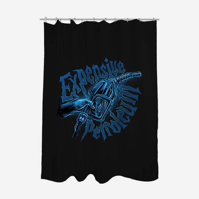 Expensive Petroleum-None-Polyester-Shower Curtain-glitchygorilla