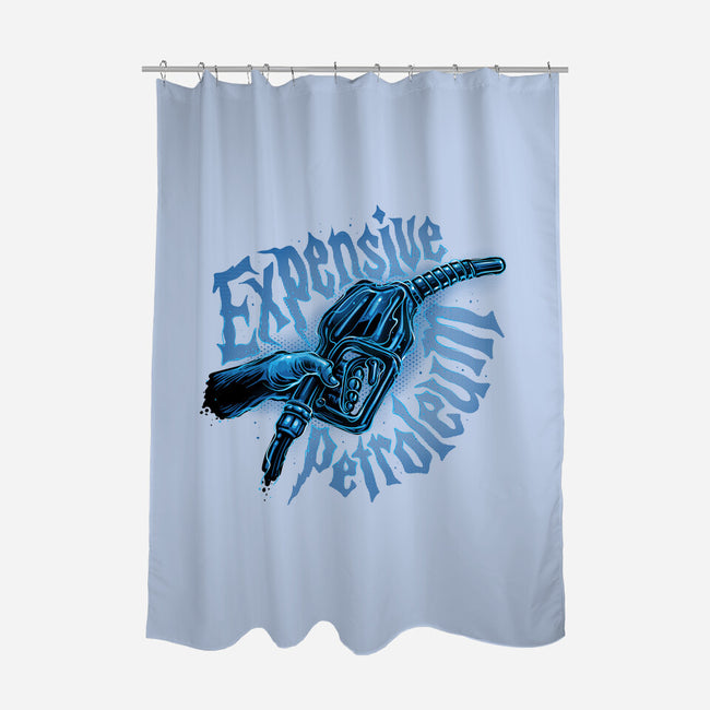 Expensive Petroleum-None-Polyester-Shower Curtain-glitchygorilla