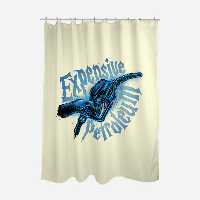 Expensive Petroleum-None-Polyester-Shower Curtain-glitchygorilla