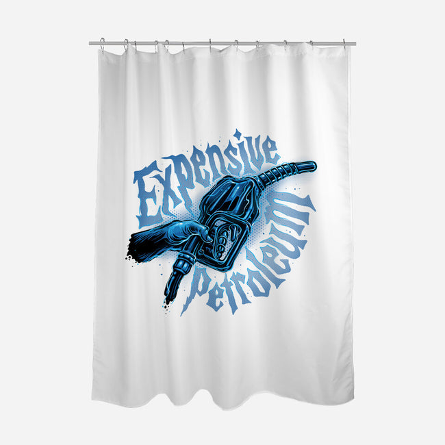 Expensive Petroleum-None-Polyester-Shower Curtain-glitchygorilla