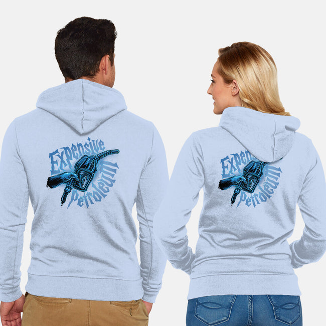 Expensive Petroleum-Unisex-Zip-Up-Sweatshirt-glitchygorilla