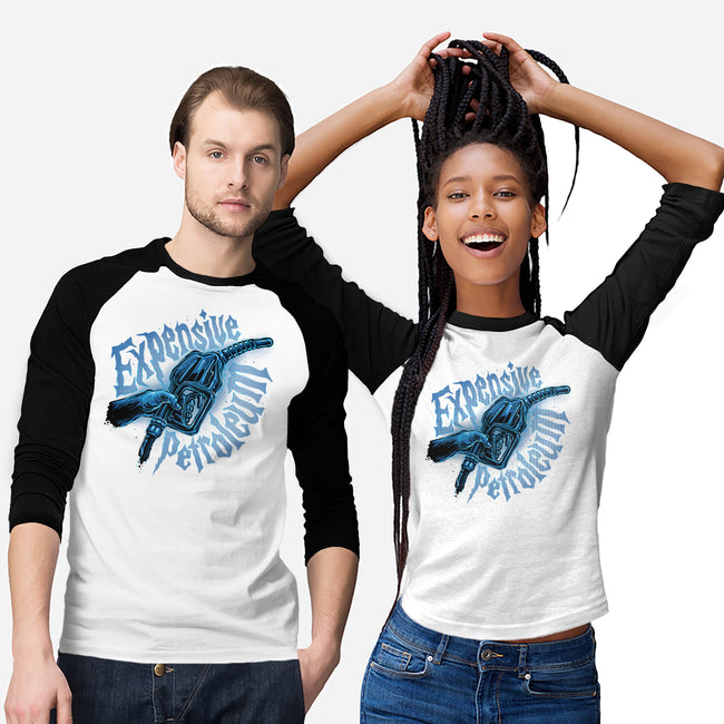 Expensive Petroleum-Unisex-Baseball-Tee-glitchygorilla