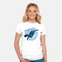 Expensive Petroleum-Womens-Fitted-Tee-glitchygorilla