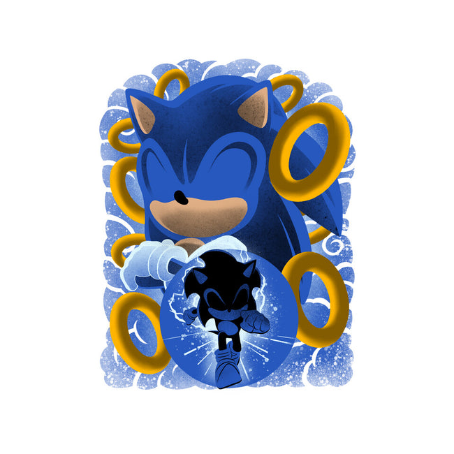 Classic Blue Hedgehog-Youth-Basic-Tee-rmatix