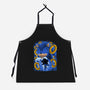 Classic Blue Hedgehog-Unisex-Kitchen-Apron-rmatix
