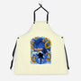 Classic Blue Hedgehog-Unisex-Kitchen-Apron-rmatix