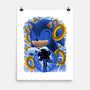 Classic Blue Hedgehog-None-Matte-Poster-rmatix