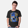 Classic Blue Hedgehog-Mens-Basic-Tee-rmatix