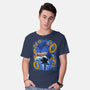 Classic Blue Hedgehog-Mens-Basic-Tee-rmatix