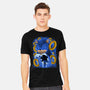 Classic Blue Hedgehog-Mens-Heavyweight-Tee-rmatix