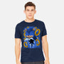 Classic Blue Hedgehog-Mens-Heavyweight-Tee-rmatix