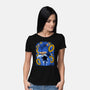 Classic Blue Hedgehog-Womens-Basic-Tee-rmatix