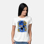 Classic Blue Hedgehog-Womens-Basic-Tee-rmatix