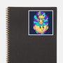 Psychedelic Beagle Kid-None-Glossy-Sticker-Studio Mootant