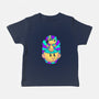 Psychedelic Beagle Kid-Baby-Basic-Tee-Studio Mootant