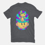 Psychedelic Beagle Kid-Womens-Fitted-Tee-Studio Mootant