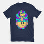 Psychedelic Beagle Kid-Womens-Fitted-Tee-Studio Mootant