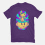 Psychedelic Beagle Kid-Womens-Fitted-Tee-Studio Mootant