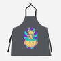 Psychedelic Beagle Kid-Unisex-Kitchen-Apron-Studio Mootant