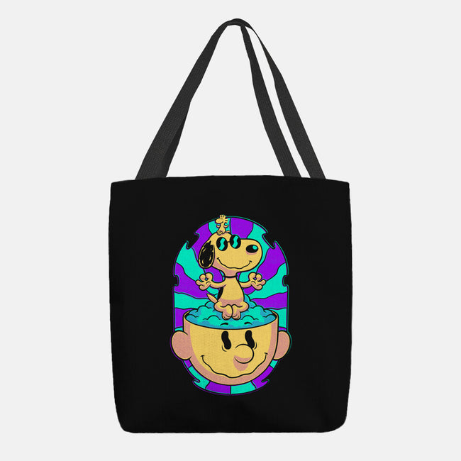 Psychedelic Beagle Kid-None-Basic Tote-Bag-Studio Mootant