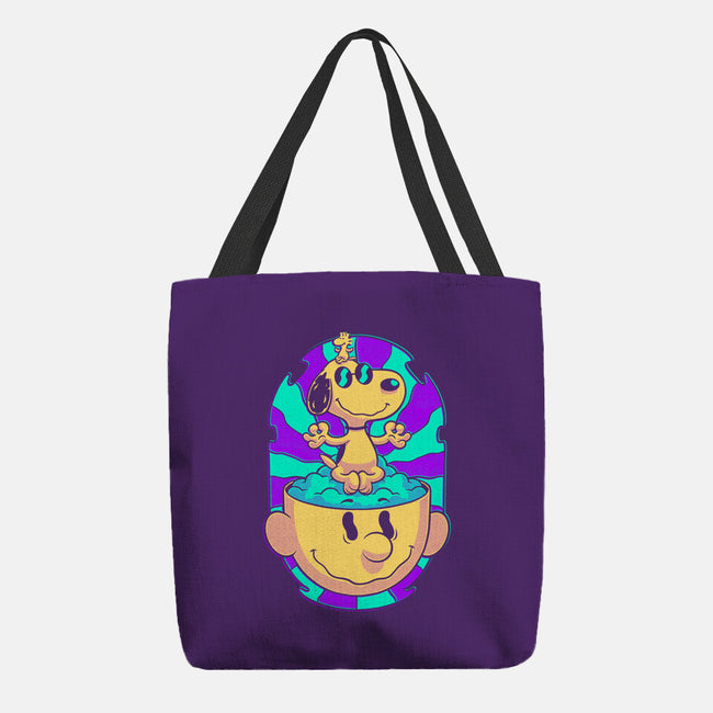 Psychedelic Beagle Kid-None-Basic Tote-Bag-Studio Mootant