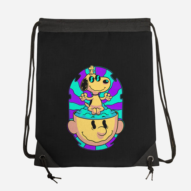 Psychedelic Beagle Kid-None-Drawstring-Bag-Studio Mootant