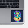 Psychedelic Beagle Kid-None-Glossy-Sticker-Studio Mootant