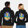 Psychedelic Beagle Kid-Unisex-Zip-Up-Sweatshirt-Studio Mootant