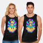 Psychedelic Beagle Kid-Unisex-Basic-Tank-Studio Mootant