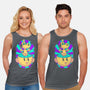 Psychedelic Beagle Kid-Unisex-Basic-Tank-Studio Mootant