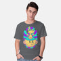 Psychedelic Beagle Kid-Mens-Basic-Tee-Studio Mootant