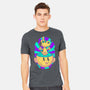 Psychedelic Beagle Kid-Mens-Heavyweight-Tee-Studio Mootant