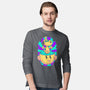 Psychedelic Beagle Kid-Mens-Long Sleeved-Tee-Studio Mootant