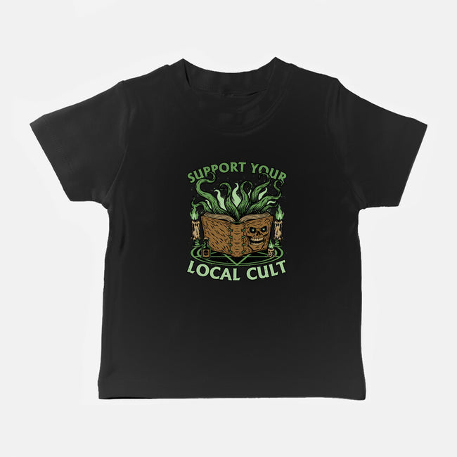 Necronomicon Cultist Book-Baby-Basic-Tee-Studio Mootant