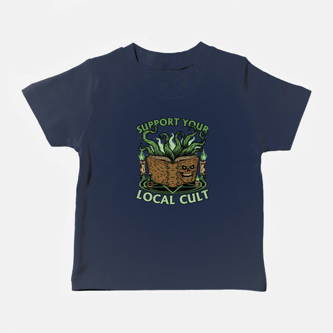 Necronomicon Cultist Book-Baby-Basic-Tee-Studio Mootant