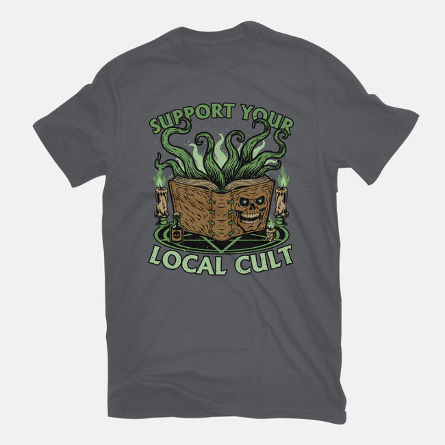 Necronomicon Cultist Book-Womens-Basic-Tee-Studio Mootant