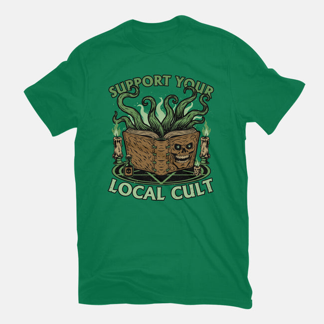 Necronomicon Cultist Book-Womens-Basic-Tee-Studio Mootant