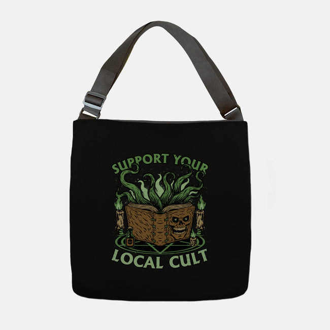 Necronomicon Cultist Book-None-Adjustable Tote-Bag-Studio Mootant