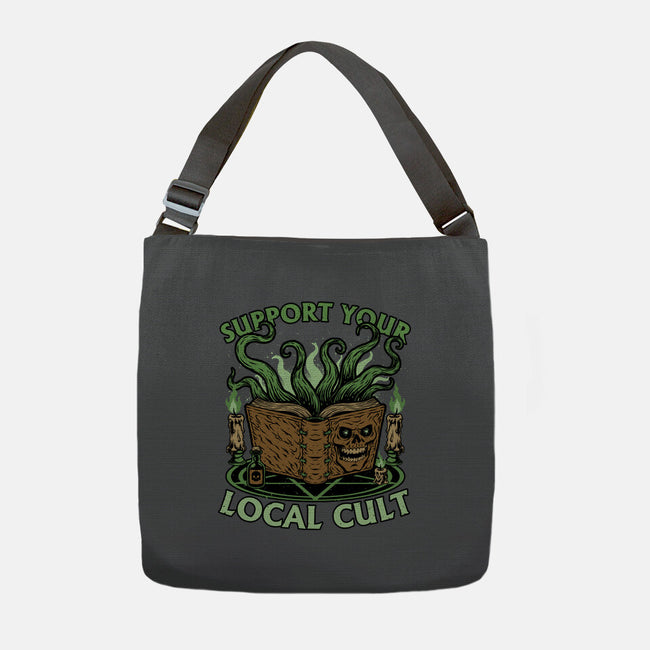 Necronomicon Cultist Book-None-Adjustable Tote-Bag-Studio Mootant