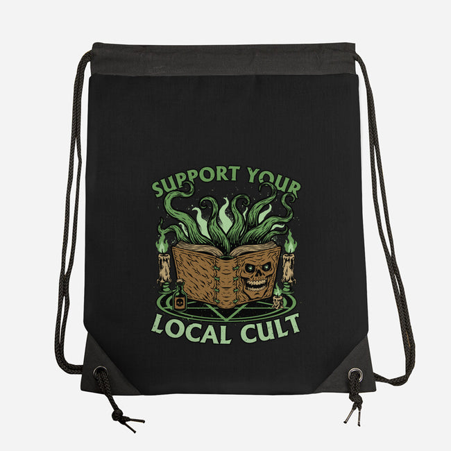 Necronomicon Cultist Book-None-Drawstring-Bag-Studio Mootant
