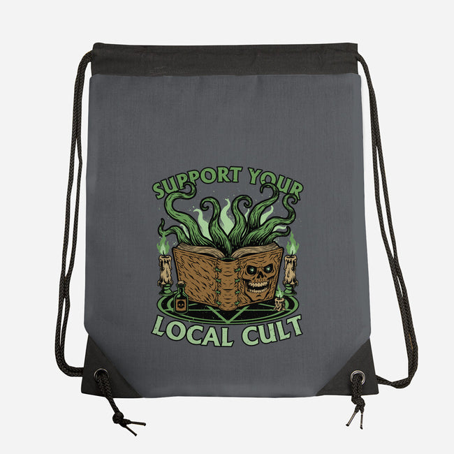 Necronomicon Cultist Book-None-Drawstring-Bag-Studio Mootant